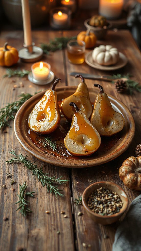 spiced pears with za atar honey spiced pears with za atar honey