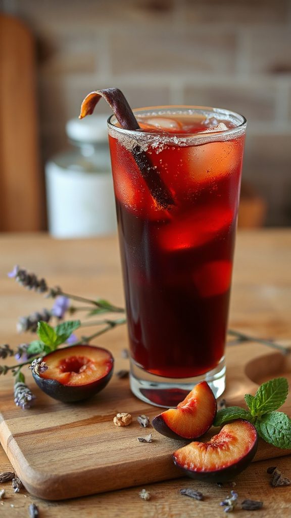 spiced plum vodka cocktail spiced plum vodka cocktail