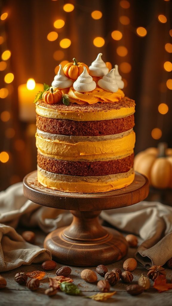 spiced pumpkin cake delight