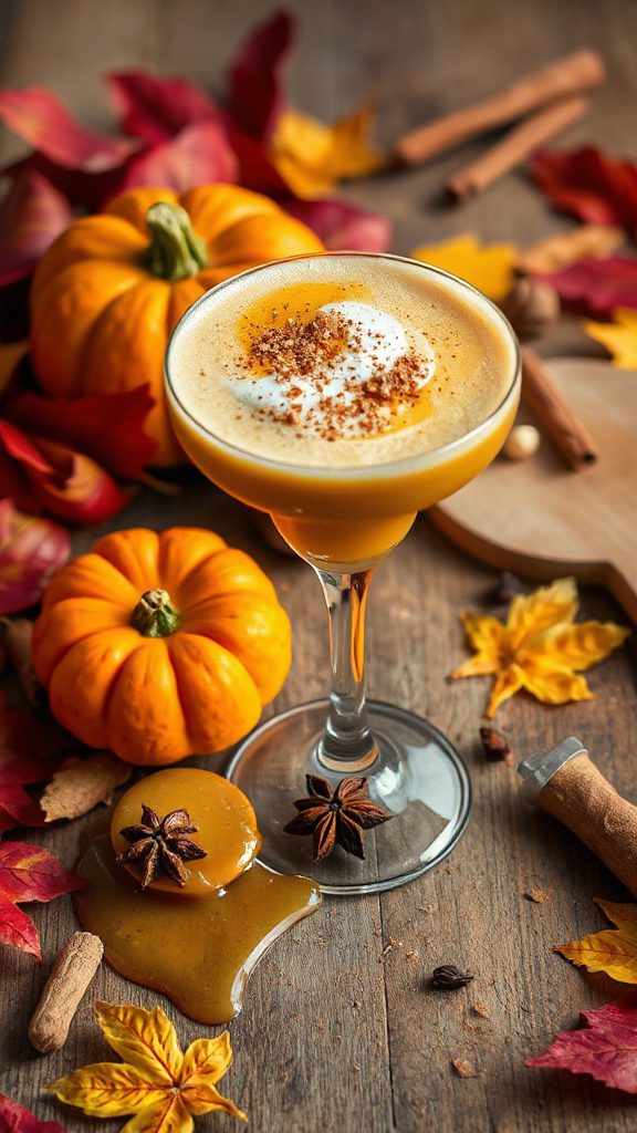 spiced pumpkin cocktail recipe