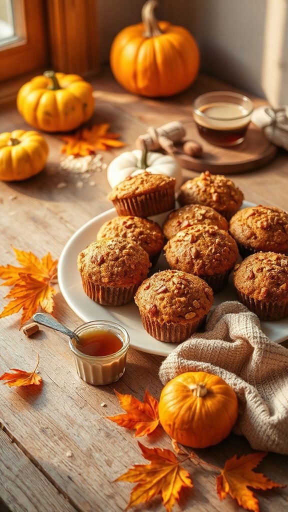 spiced pumpkin oat muffins spiced pumpkin oat muffins