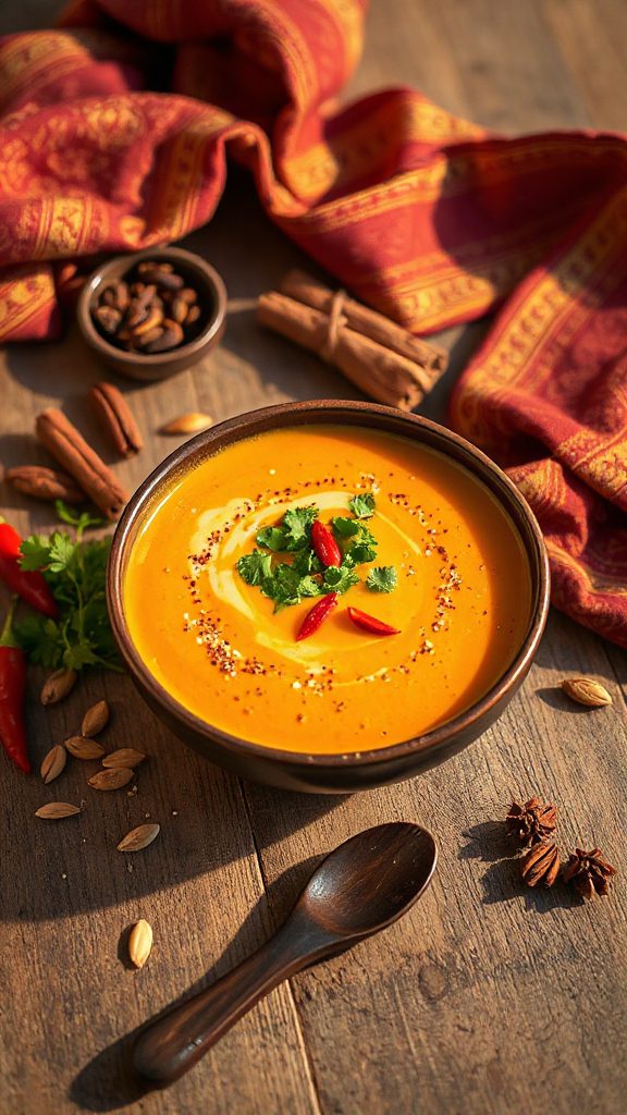 spiced pumpkin soup recipe