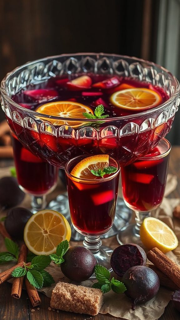 spiced rum beetroot cocktail recipe