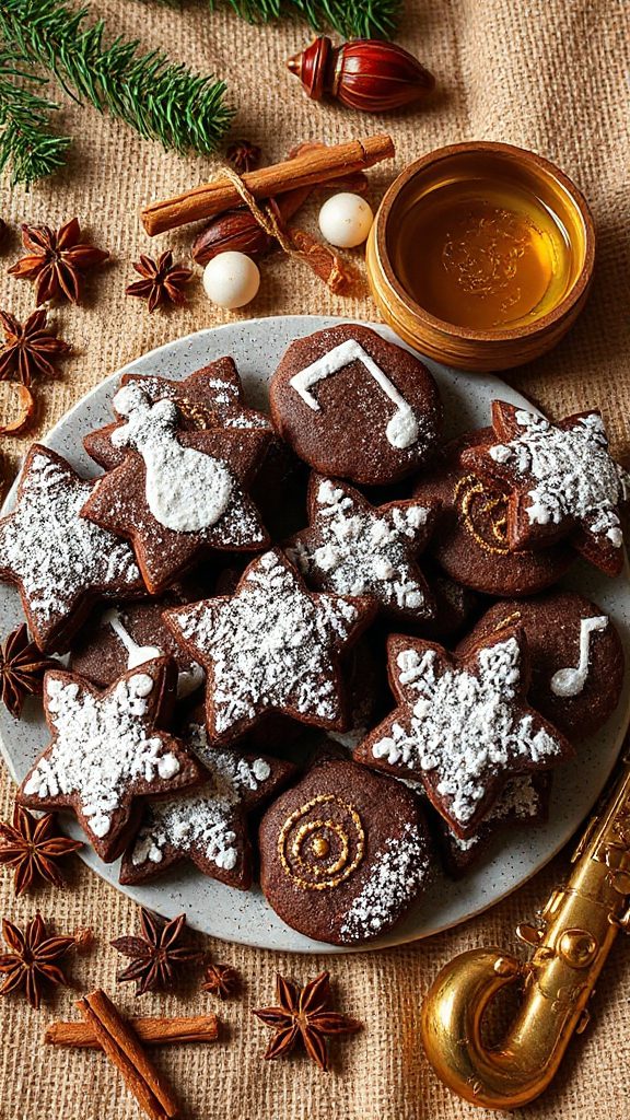 spiced rum molasses cookies