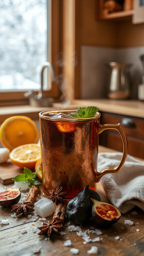 spiced rum molasses ginger beer