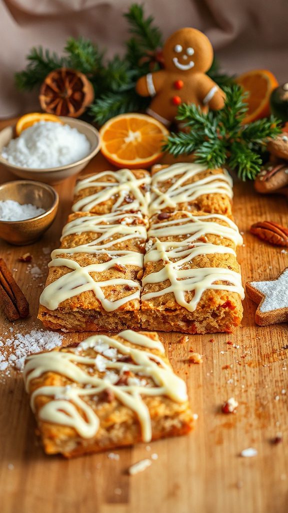 spiced white chocolate bars