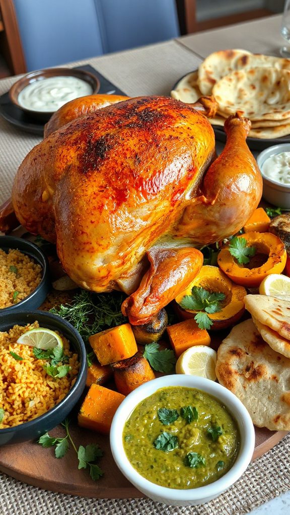 spiced yogurt marinated turkey