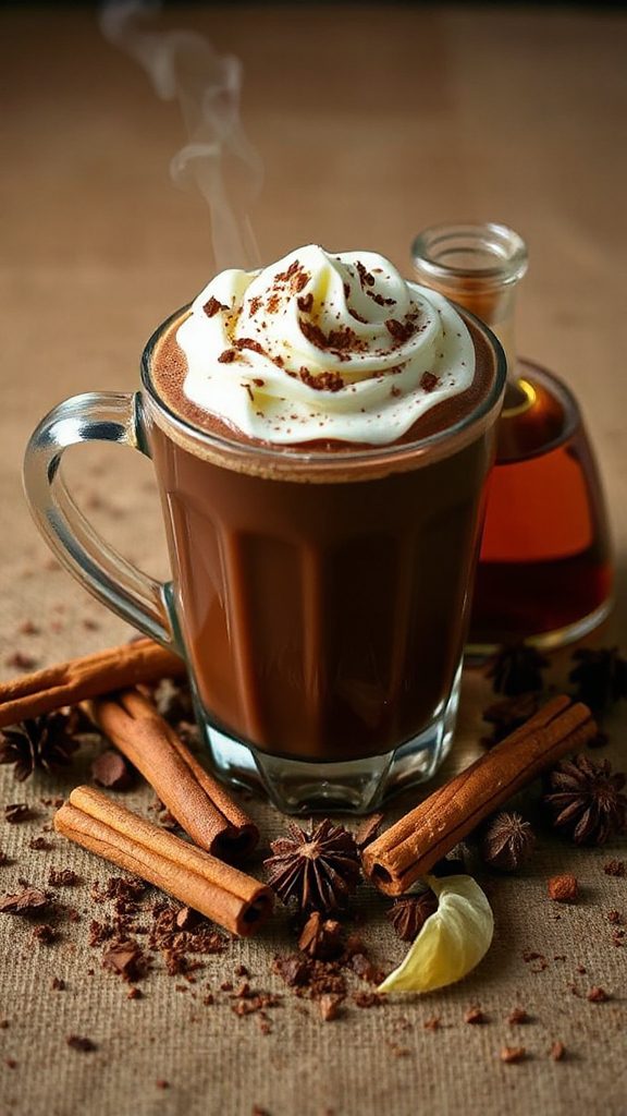 spicy agrimony hot chocolate