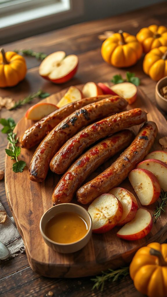 spicy apple sausage sliders