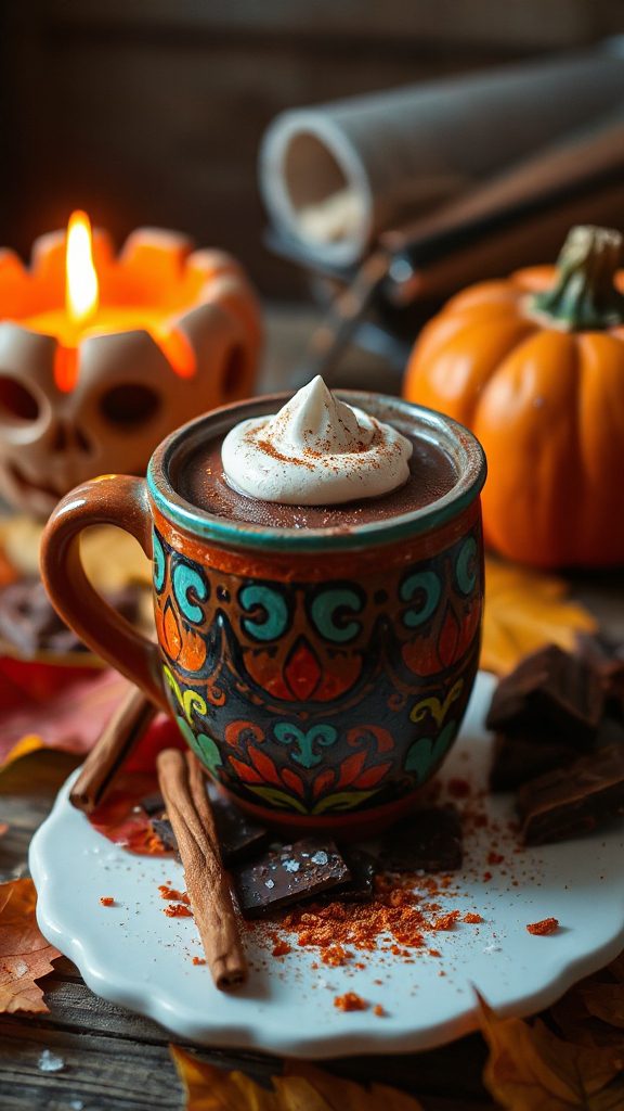 spicy autumn hot chocolate spicy autumn hot chocolate