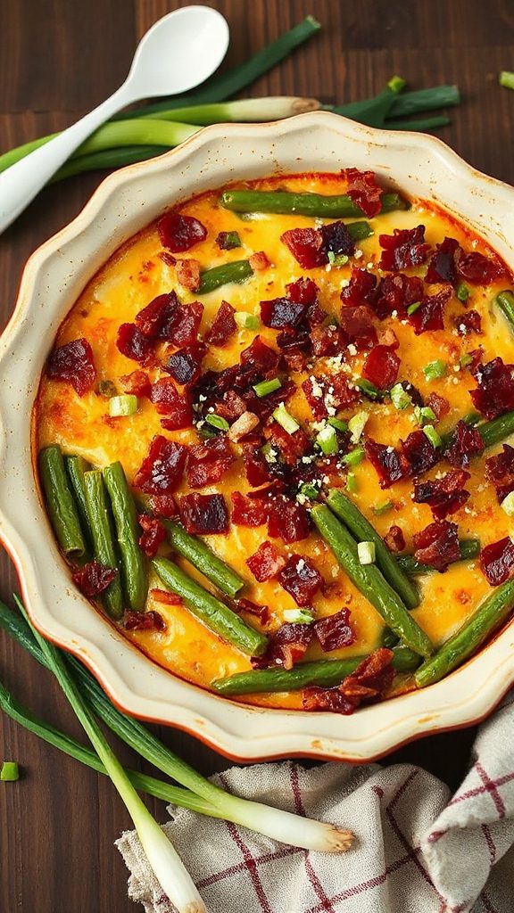 spicy bacon green beans