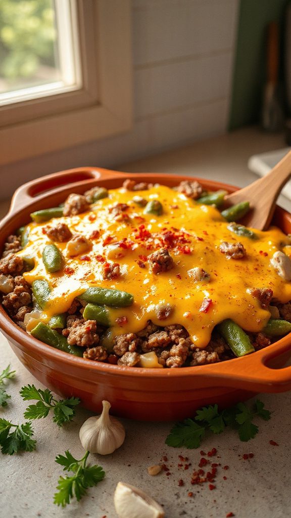spicy beef casserole bake