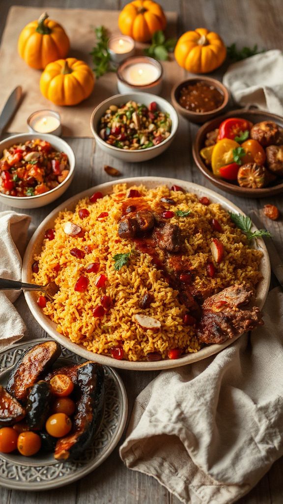 spicy beef rice dish