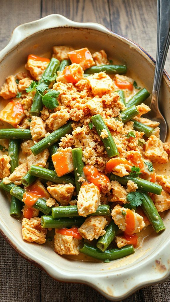 spicy buffalo chicken casserole