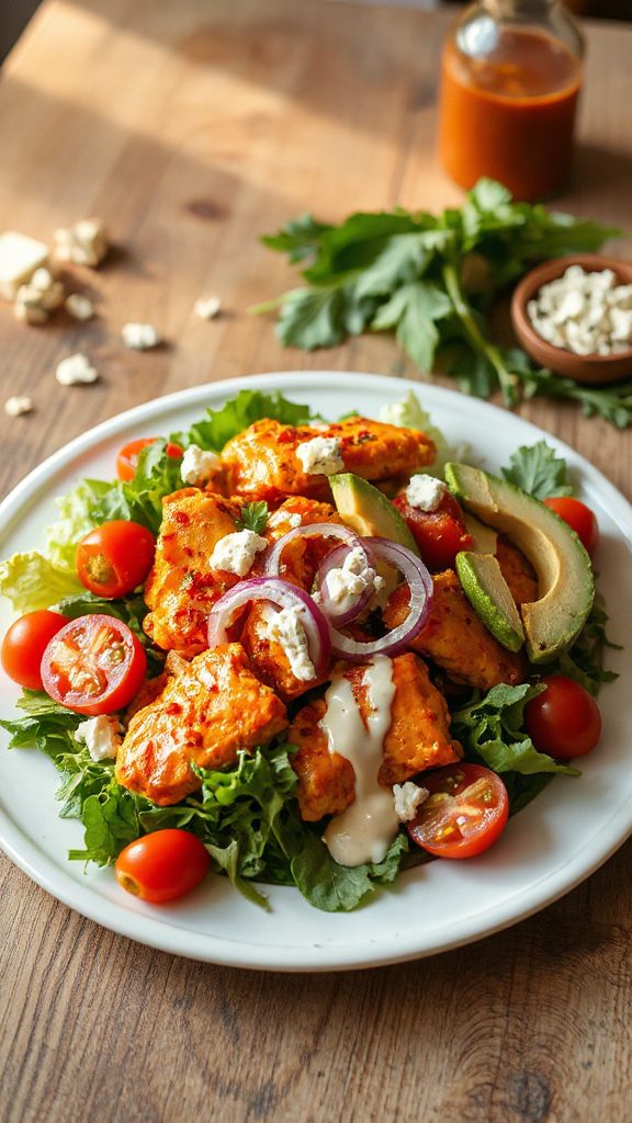 spicy buffalo chicken salad