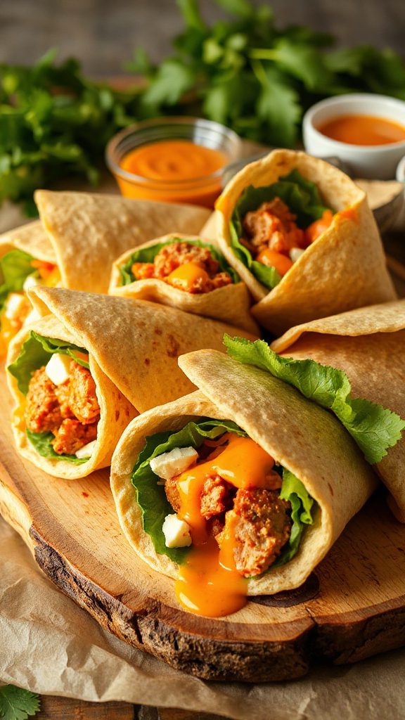 spicy buffalo tuna wraps spicy buffalo tuna wraps