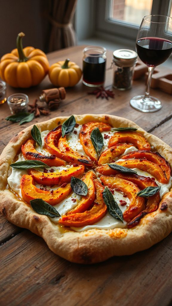 spicy butternut squash pizza spicy butternut squash pizza