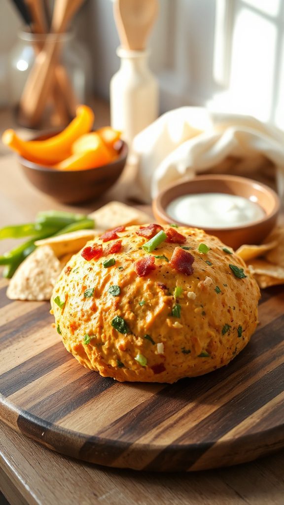 spicy cheese ball appetizer