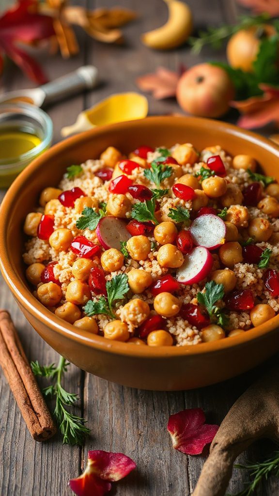 spicy chickpea couscous salad
