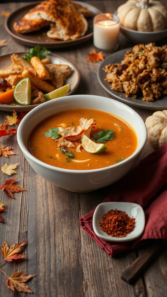 spicy chipotle fish soup
