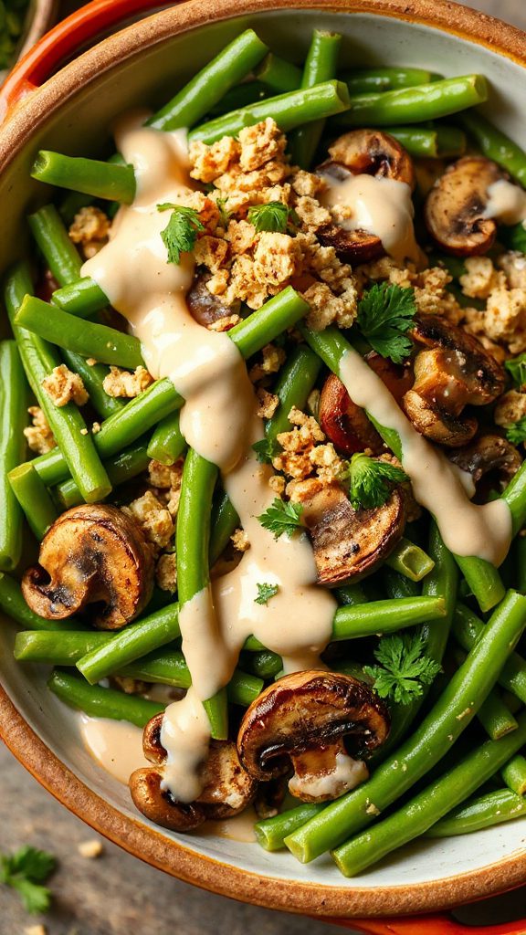 spicy chipotle green bean casserole