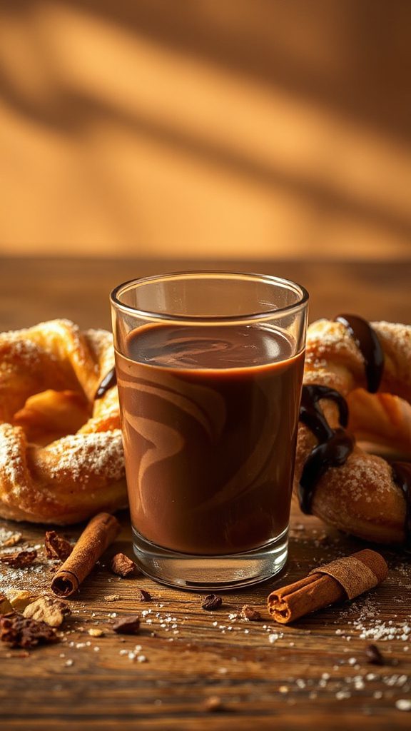 spicy chocolate tequila shot