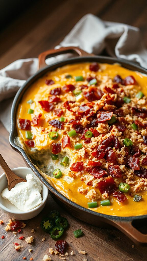 spicy creamy green bean casserole