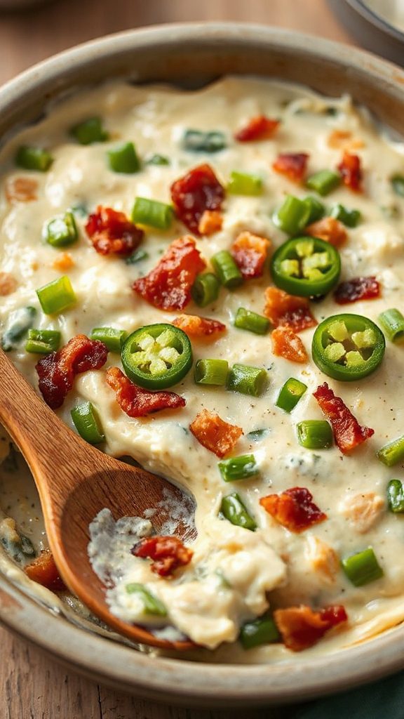 spicy creamy green bean casserole