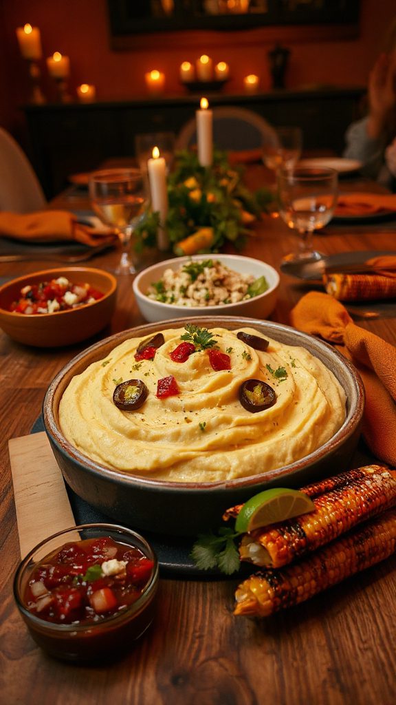spicy creamy mashed potatoes