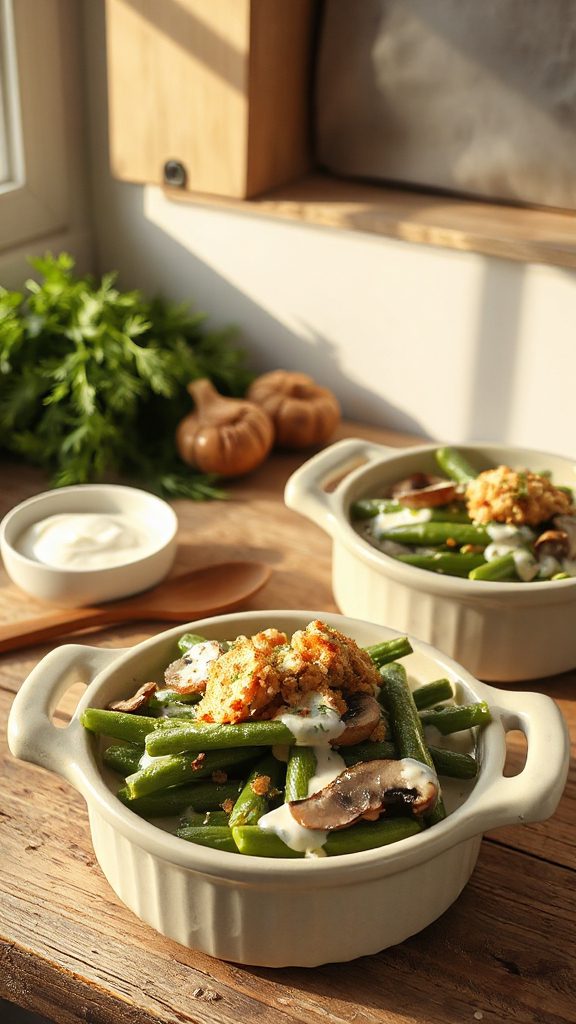 spicy dill green bean casserole spicy dill green bean casserole