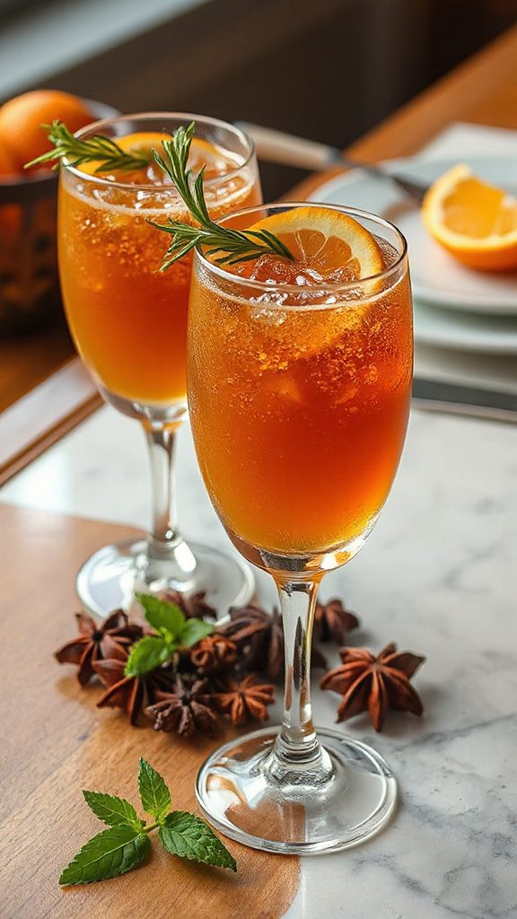 spicy effervescent cocktail bliss