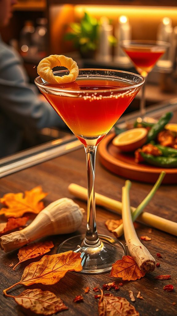 spicy galangal infused martini delight spicy galangal infused martini delight