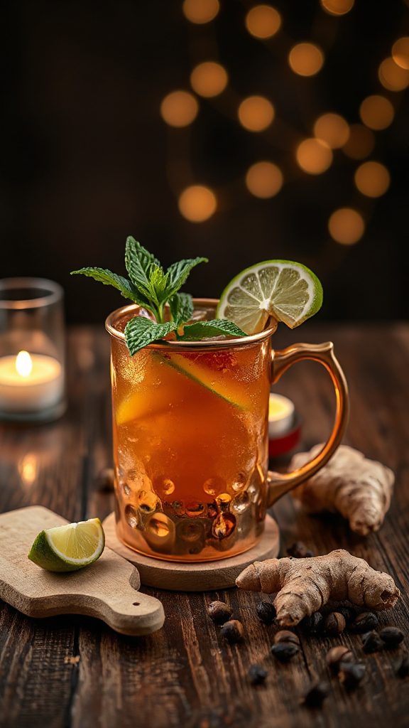 spicy ginger cocktail delight