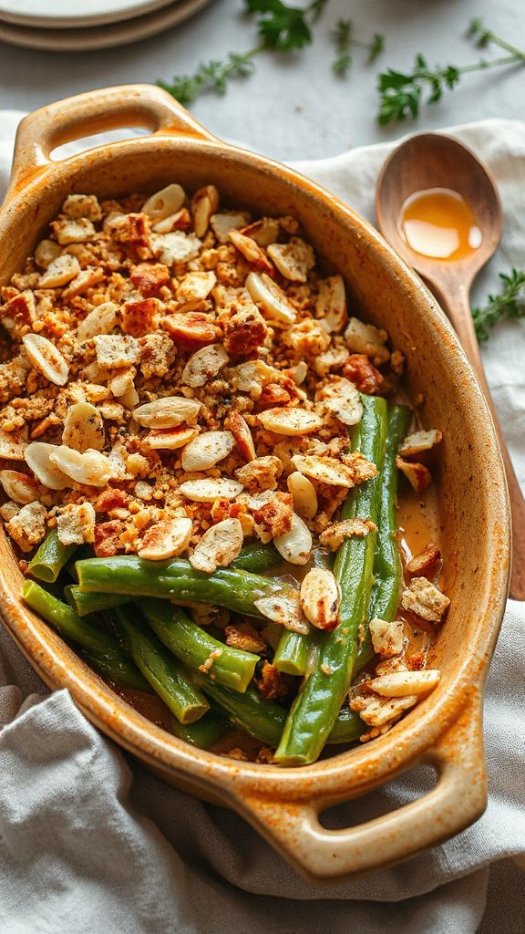 spicy gluten free green bean casserole