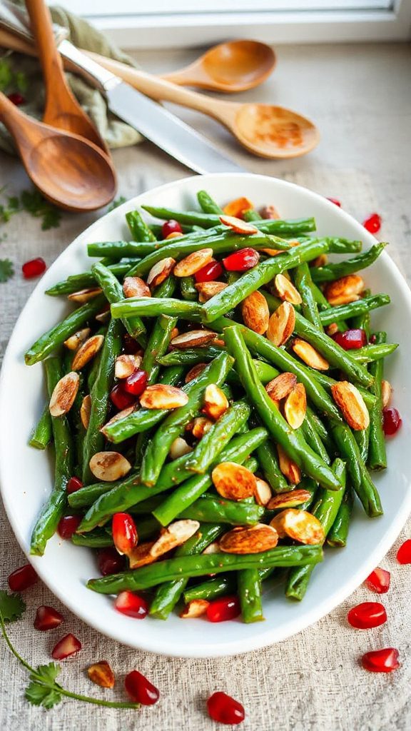 spicy green bean almondine recipe spicy green bean almondine recipe
