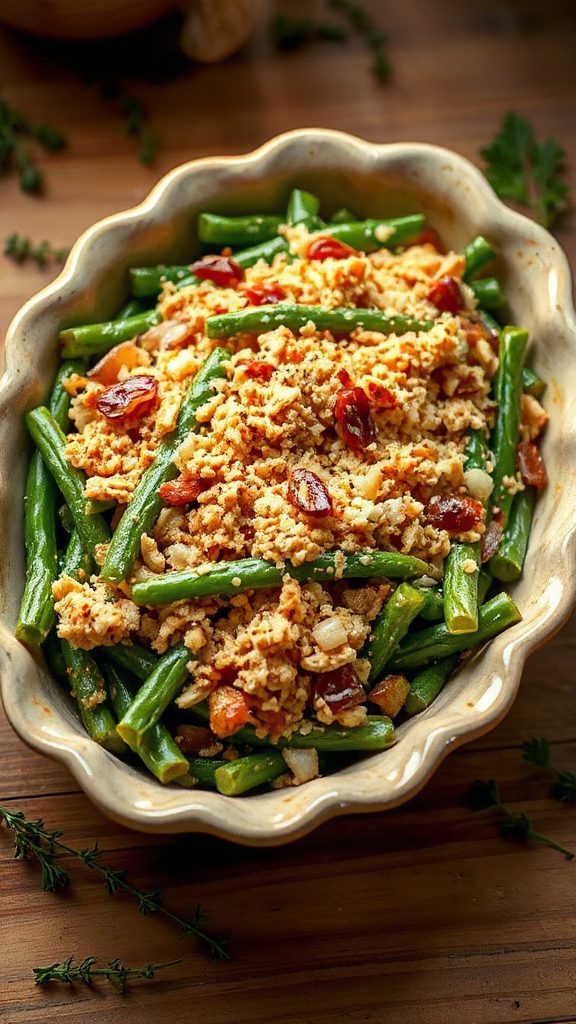 spicy green bean casserole