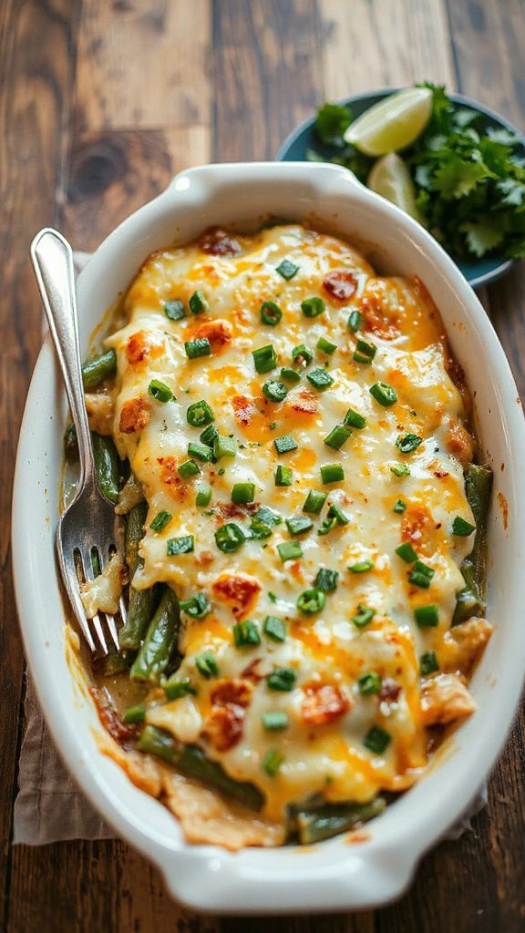 spicy green bean casserole