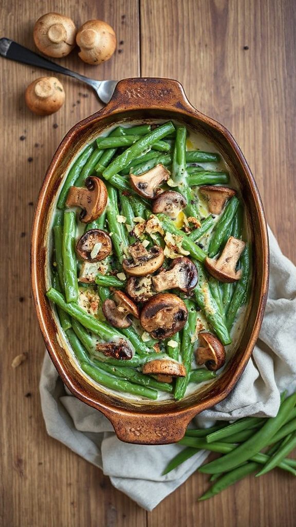 spicy green bean casserole