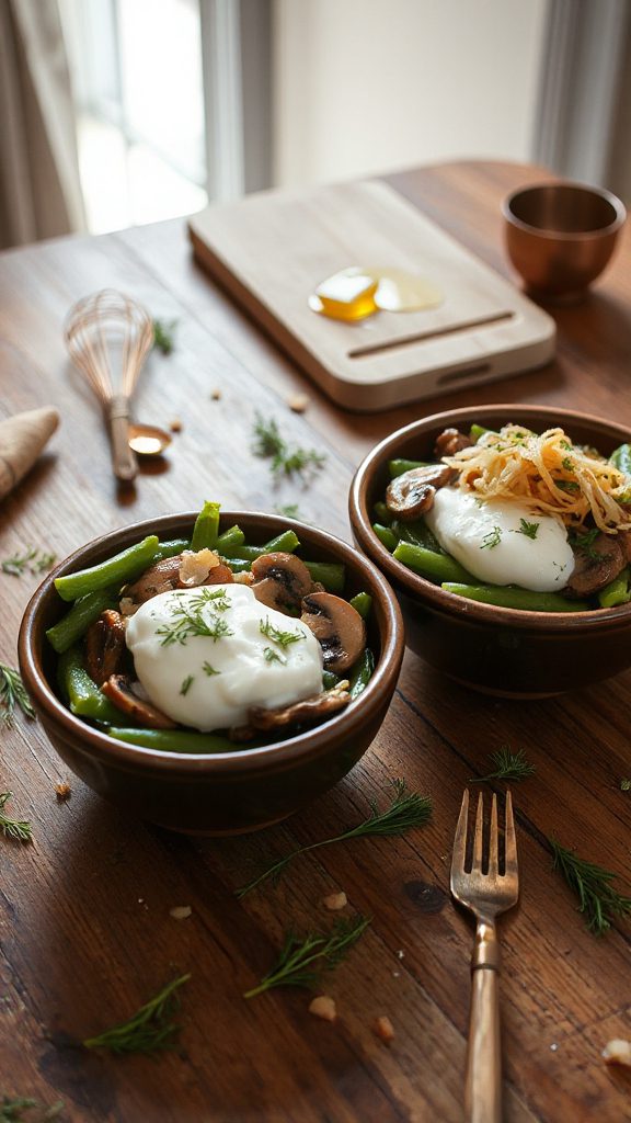 spicy green bean casserole