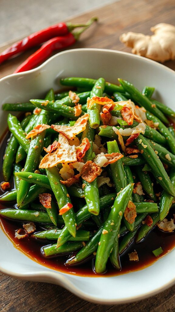 spicy green bean casserole