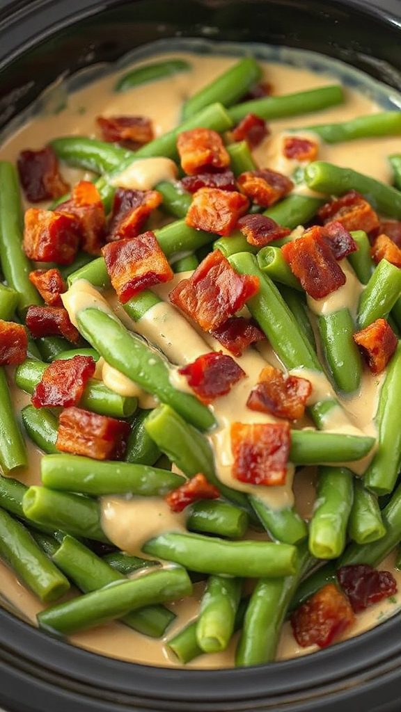 spicy green bean casserole
