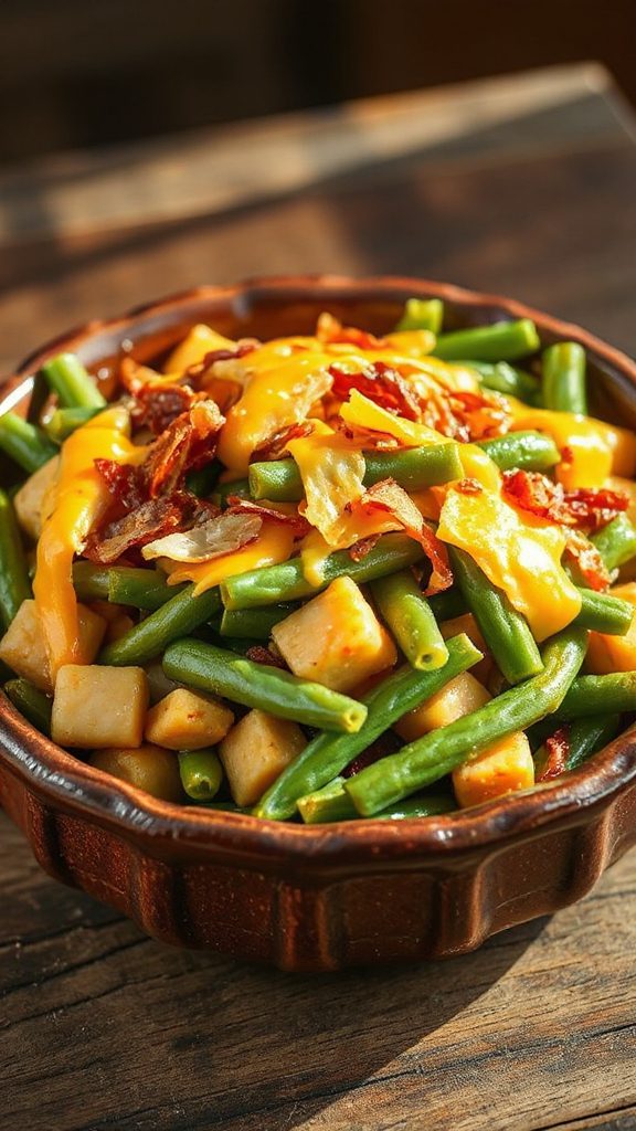 spicy green bean casserole spicy green bean casserole