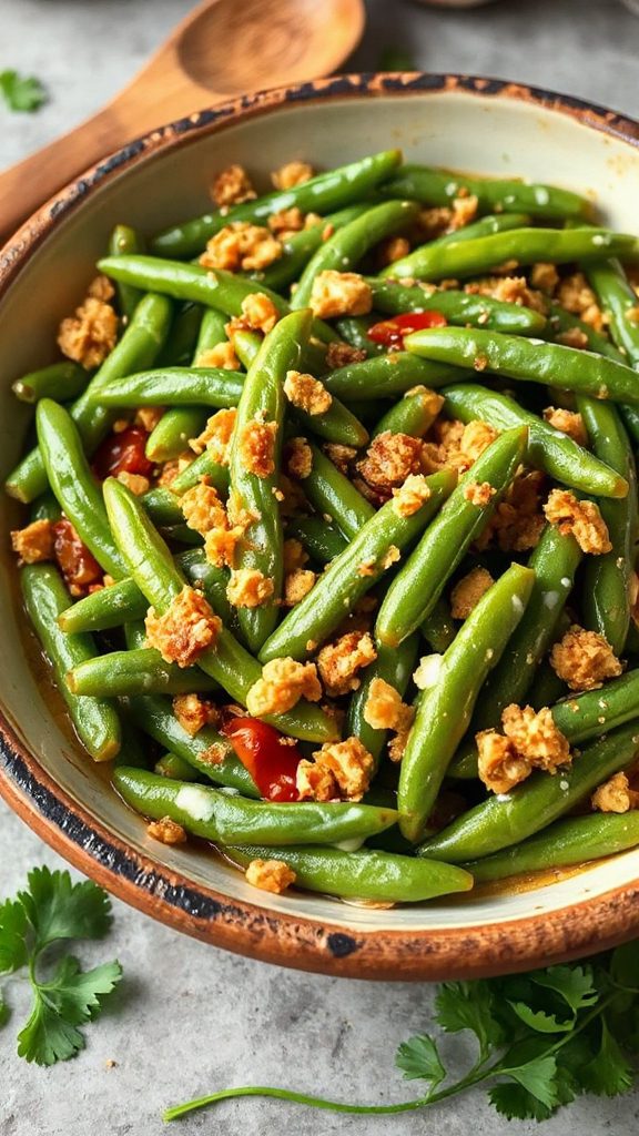 spicy green bean casserole