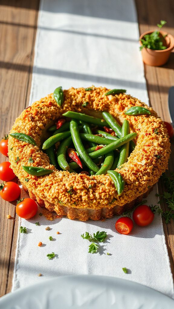 spicy green bean casserole