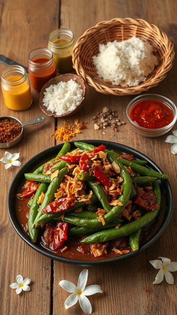 spicy green bean casserole