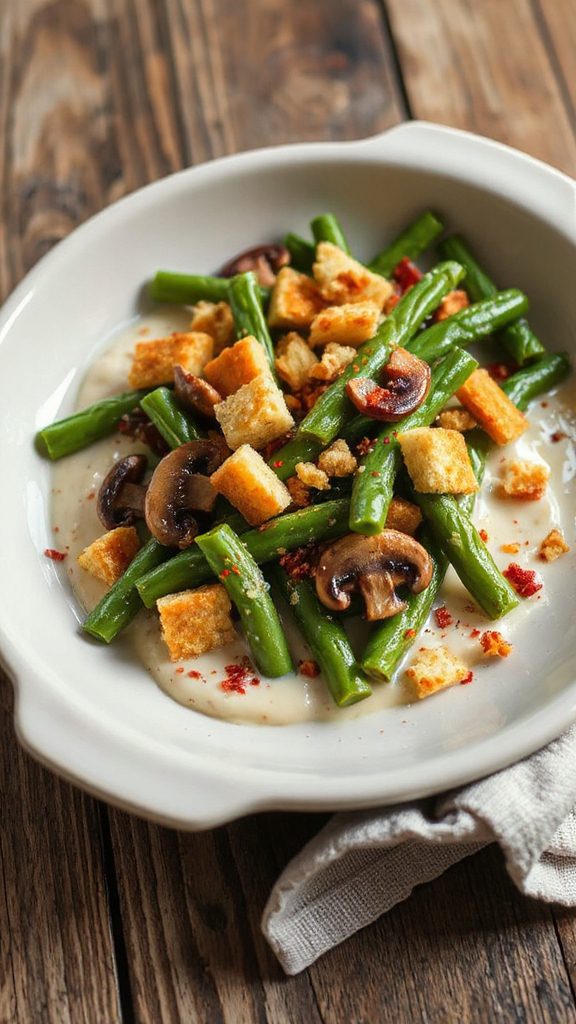 spicy green bean casserole spicy green bean casserole