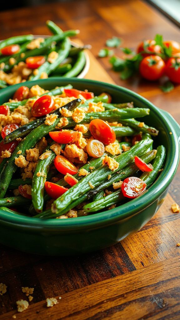 spicy green bean casserole spicy green bean casserole