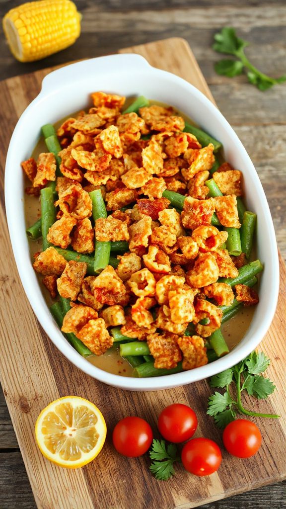 spicy green bean casserole recipe