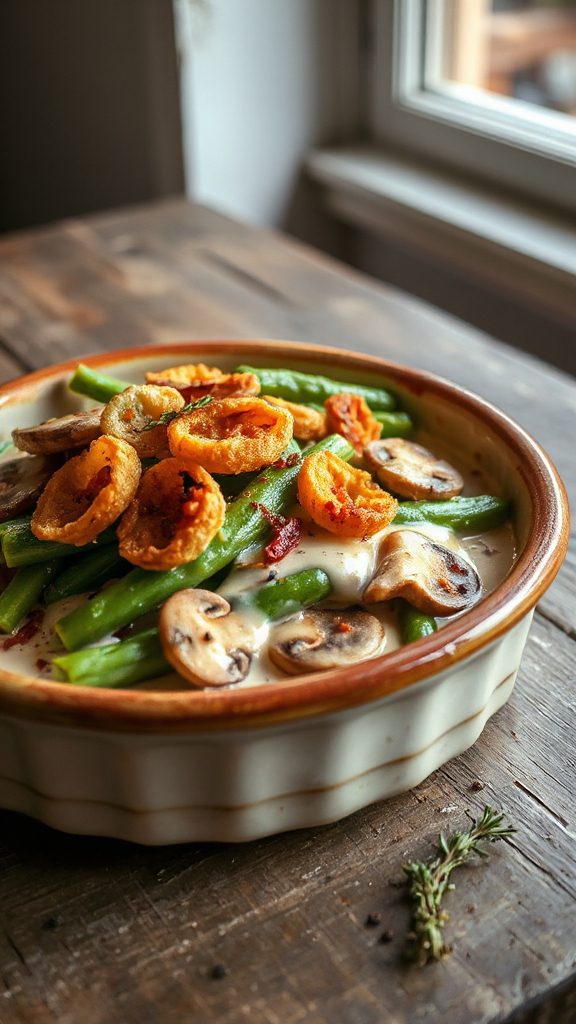 spicy green bean casserole recipe