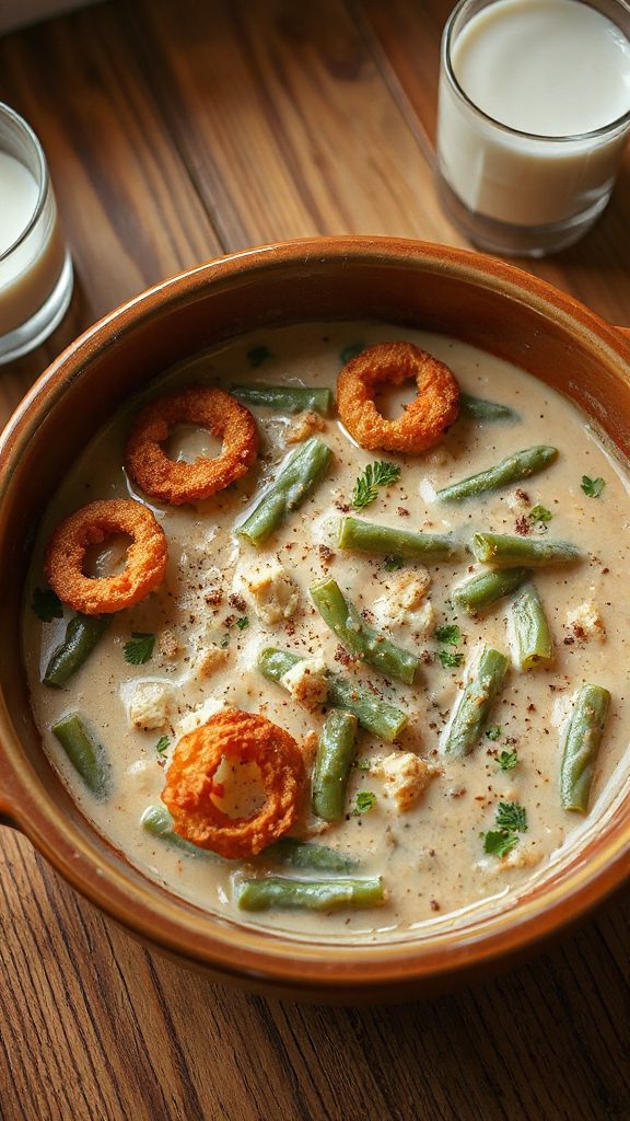 spicy green bean casserole recipe